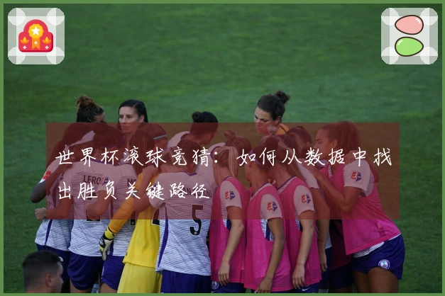 世界杯滚球竞猜：如何从数据中找出胜负关键路径